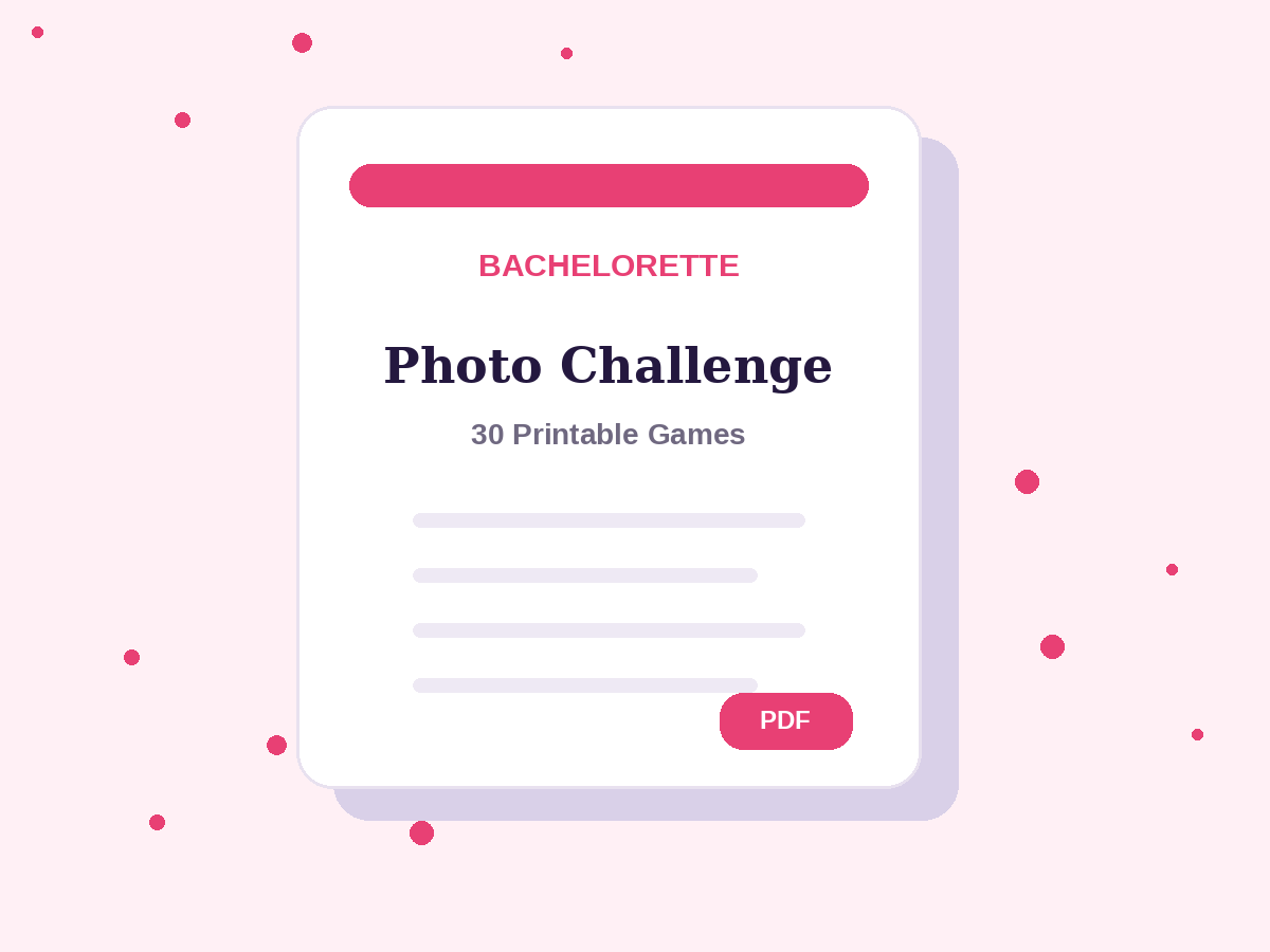30 Bachelorette Party Games