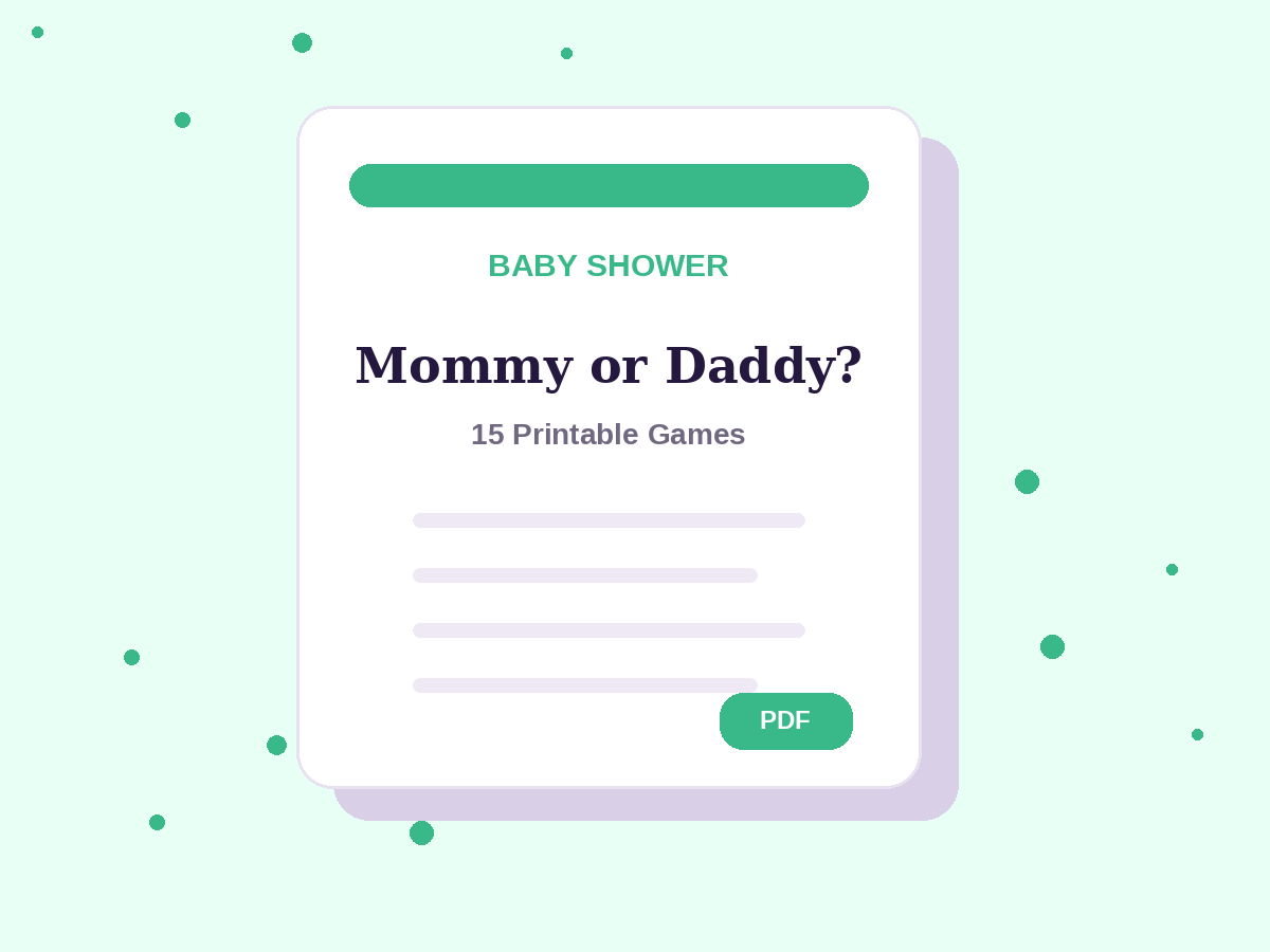15 Boho Baby Shower Games