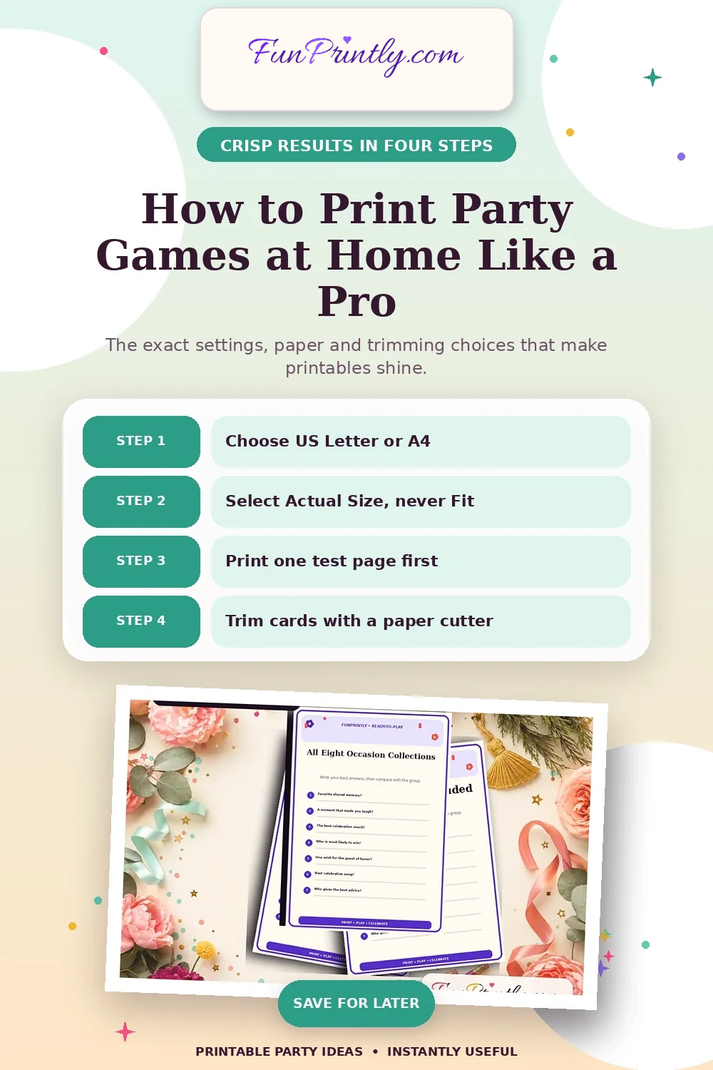 How to Print Party Games at Home Like a Pro printable party game guide for Printable game guide